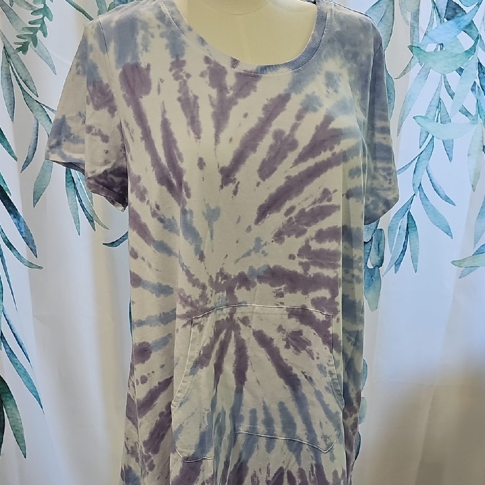 Lane Bryant LIVI Tie-Dye Swing Dress - Picture 5 of 13